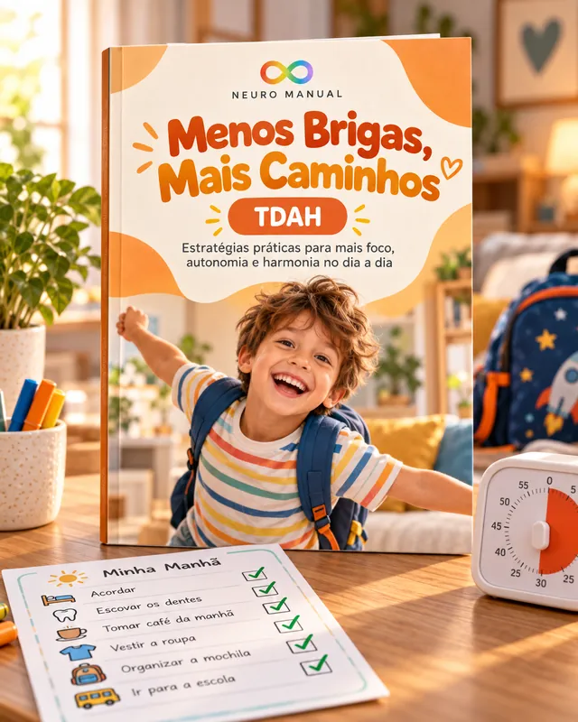 Capa do módulo de TDAH: Menos Brigas, Mais Caminhos