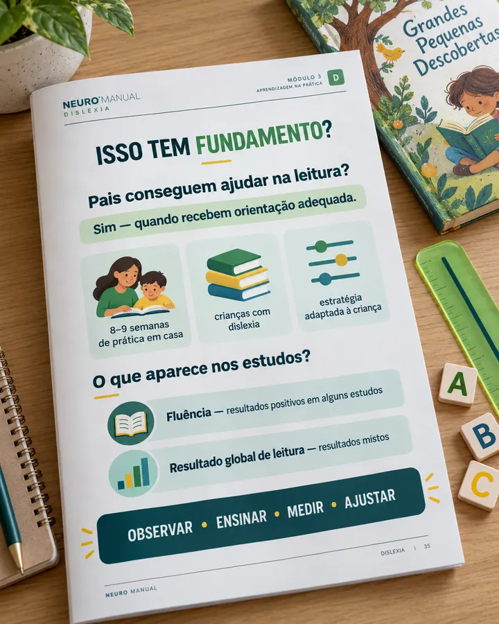 Página Isso tem fundamento? sobre como os pais podem ajudar na leitura